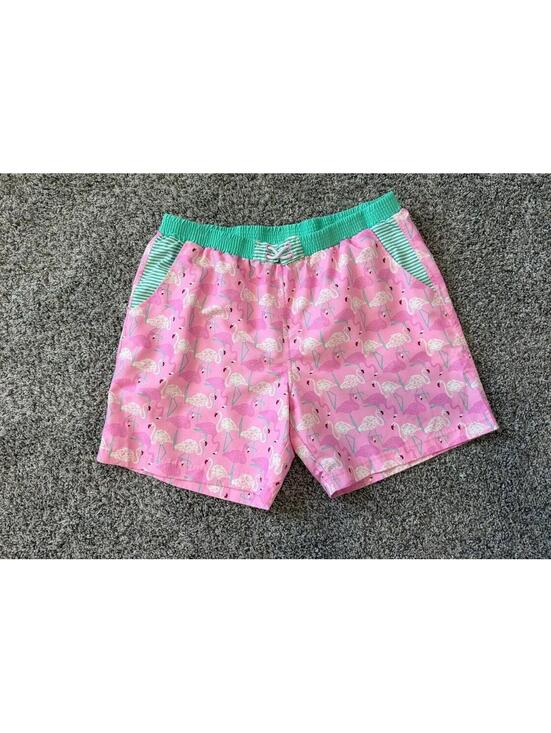Matilda Jane Other - Matilda Jane Enchanted Garden Flamingo Swim Trunks Men's Size XXL